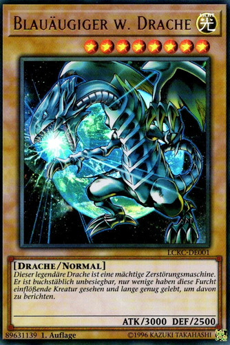 Yugioh blauäugiger drache - yugioh, w.