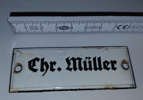 Emaille emailleschild - emaille,