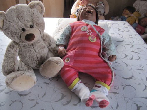Babypuppe lebensecht - babypuppe,