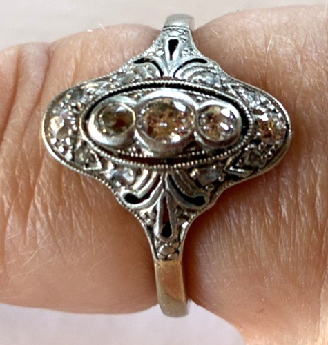 Original antik art deco - original, ring
