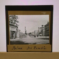altes Glasdia Fotoplatte/