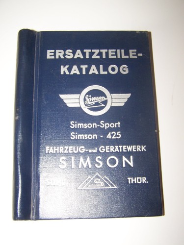 Ersatzteile katalog simson - ersatzteile-katalog, awo