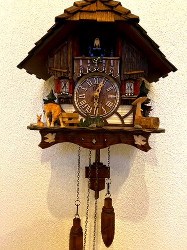 Kuckucksuhr 27cm neu12 - kuckucksuhr,