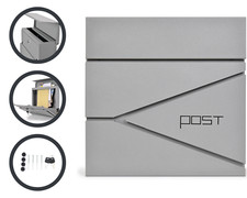 Verda Briefkasten Postkasten Mit Glitzer Wandbriefkasten Zeitungsrolle Edelstahl