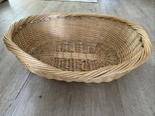 Hundekörbchen aus Natur Weidengeflecht ohne Einlegekissen