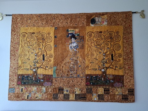 Handarbeit quilt wandteppich - handarbeit,