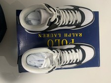 zeitlose klassische ralph lauren aus ledernummer 44 farbe schwarz/ weiss