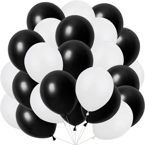 Stück luftballons schwarz - 60,