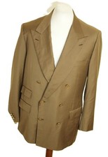 Brioni Herren Sakko Blazer Wolle Goldknopf Gr 54 Made in Italy Luxus