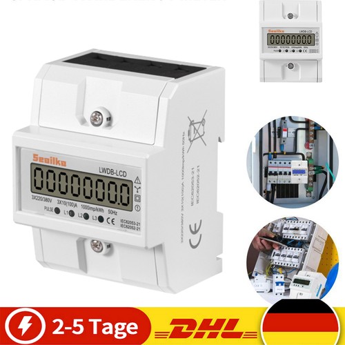 Drehstromzähler geeicht für