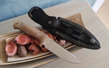 LionSteel t5  Niolox natural micarta