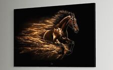 Pferde Leinwand Bild Abstrakt