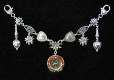 Trachtenschmuck Charivari Trachtenkette Miederkette Hirsch Oktoberfest Unikat