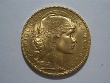 Frankreich: 20 Francs Gold