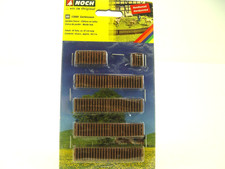 Gartenzaun - Holzlattenzaun    - Noch Fertigmodell HO 13080  #353  #E   - gebr.