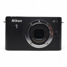 Nikon 1 Digitalkamera Body Gehäuse J1 schwarz Defekt Ersatzteile Displayschaden