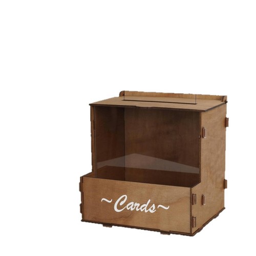 Kartenbox mit blumenschlitz - kartenbox,