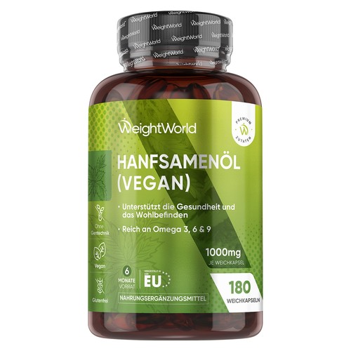 Hanföl 180 kapseln vegan - hanföl,