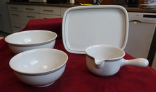 4 tlg. 2x Schalen, 1x Platte, 1x Sauciere/Stieltopf Thomas Trend Café