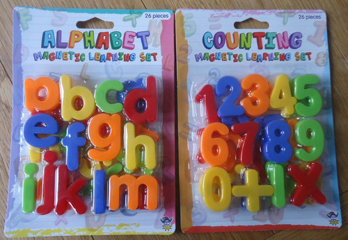 Magnetisches alphabet - magnetisches,