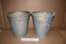 Eimer Zinkeimer Zink 10 Liter Pflanzgefäß Garten Deko DDR