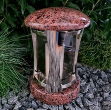 Edelstahl Grablaterne