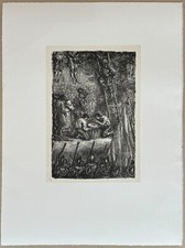 A. Paul Weber, Die Gehängten, Lithographie, 1969, Nachlass