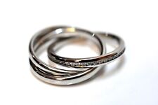 Steel_art Damen Ring Triple silberfarben DE 58 17-LG8565/156