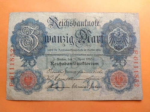 Reichsbanknote mark 21 - 20,