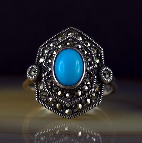 Ring silber 925 howlith - silber,