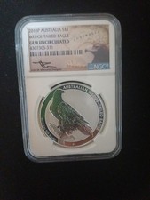 1 oz Silber Australia BU Wedge Tailed Eagle 2016 Top Zustand 1$ AUD Perth Mint 