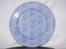Speiseteller 24,2 cm Honeysuckle Geißblatt blau Churchill England