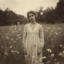 Dame Frau Model Vintage Retro