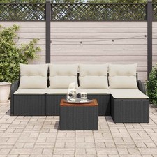 Garten-Sofa-Set 6 pcs Outdoor Möbel Terrassen Sitzgruppe Balkon Couch vidaXL