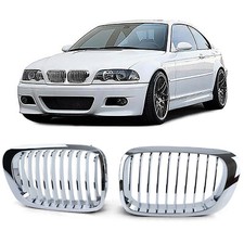 Sport Kühlergrill Performance Chrom passend für 3er BMW E46 Coupe Cabrio 99-03