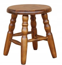 Kleiner Holzhocker Eiche