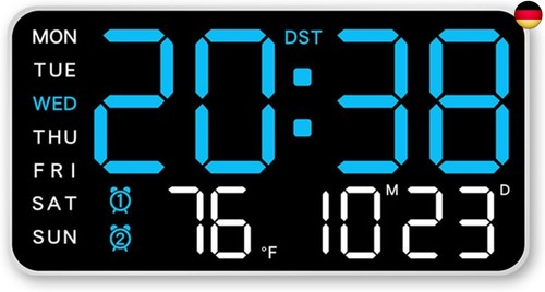 Led digitale wanduhr - digitale, mit