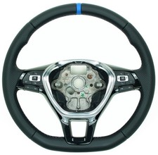 Leder Lenkrad für VW Golf 7 Passat B8 T6 Multivan Touran Caddy neu bezogen