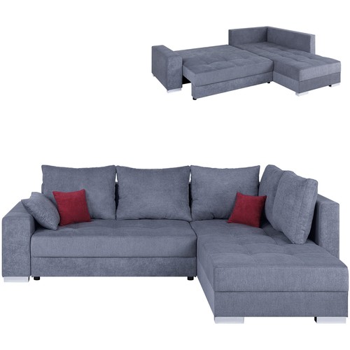 Ecksofa anthrazit - -,