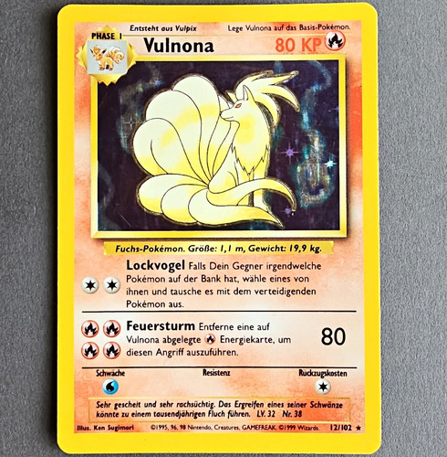 Pokémon tcg vulnona holo - tcg,