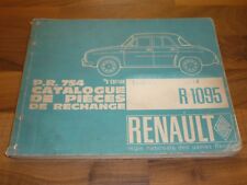 RENAULT DAUPHINE GORDINI R1095 1965 ERSATZTEIL KATALOG ETK  WERKSTATT HANDBUCH