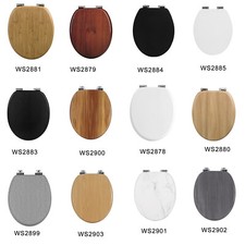 WOLTU Toilettendeckel Absenkautomatik WC Sitz klobrille Toilettensitz Klodeckel