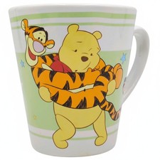 Disney Winnie the Pooh Tasse Becher Puuh Bär Tigger Grün Schmetterling Sterne