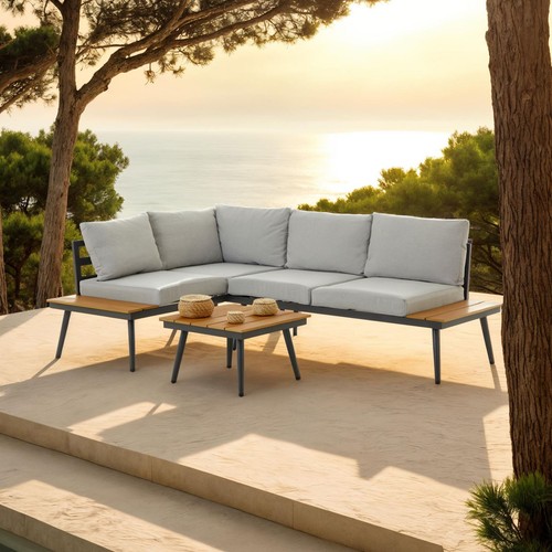 Gartenlounge eckbank aus - aus, alu