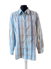 THEA PLUS 42, Bluse, blau, Gr