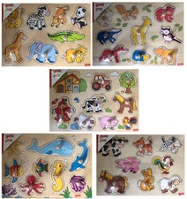 goki Holzpuzzle Steckpuzzle