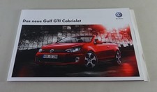Prospekt / Broschüre VW Golf
