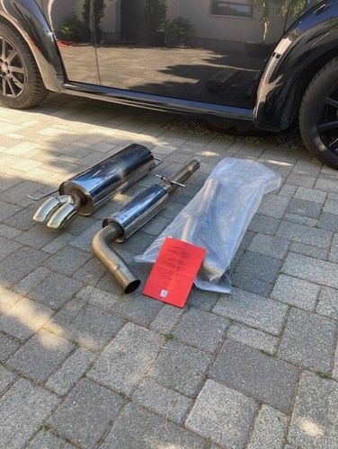 Edelstahl sportauspuffanlage - edelstahl-,