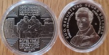 10 € Gedenkmünze*150 Jahre Rotes Kreuz*200. Geburtstag Georg Büchner*