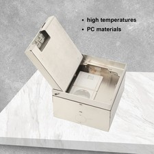 Bodentank Bodensteckdose VDE Steckdose Netzwerk SAT Einbaufertig Versenkbar